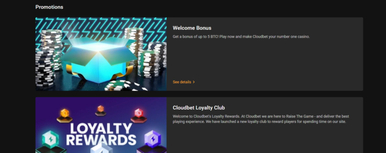 Cloudbet benefits including 5 BTC bonus and zero margin sports