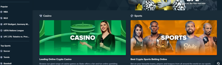 Stake sportsbook preview showing football betting odds and markets